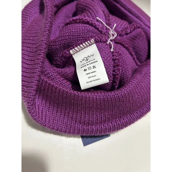 Noah x RHCP Tam Beanie Hat Purple - Picture 4 of 10